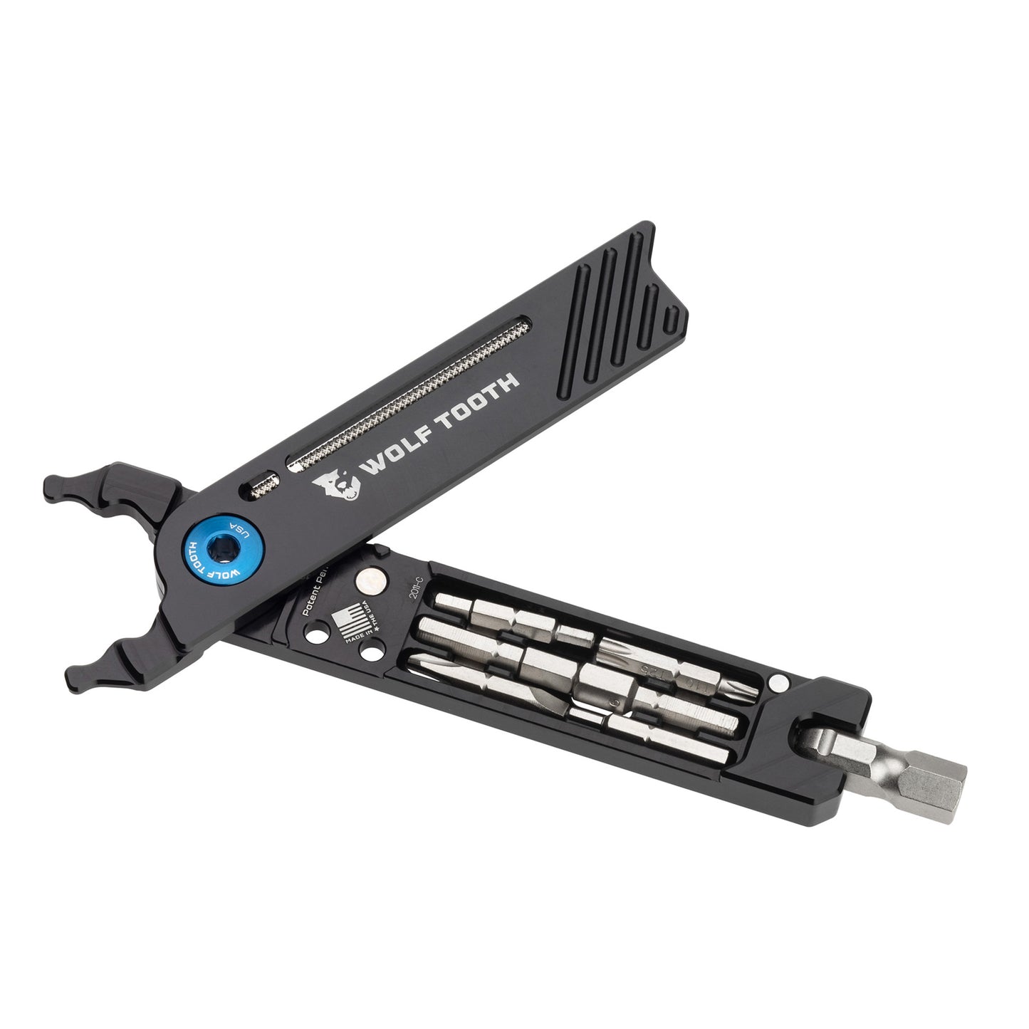 Multi Tools Wolf Tooth Wolf Tooth 8-Bit Pliers Blue Bolt Dark Slate Gray