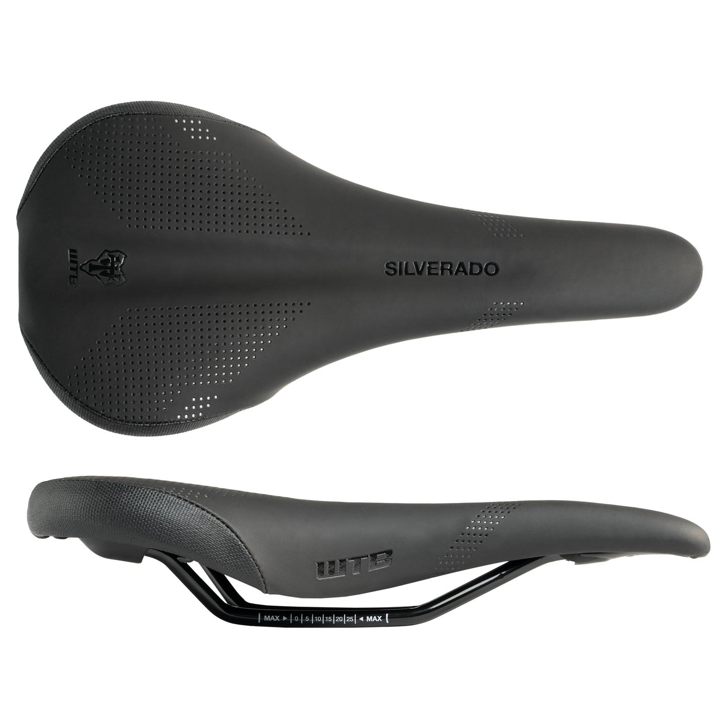 Saddles WTB WTB Silverado 265 Narrow FusionForm Stainless Blk Dark Slate Gray