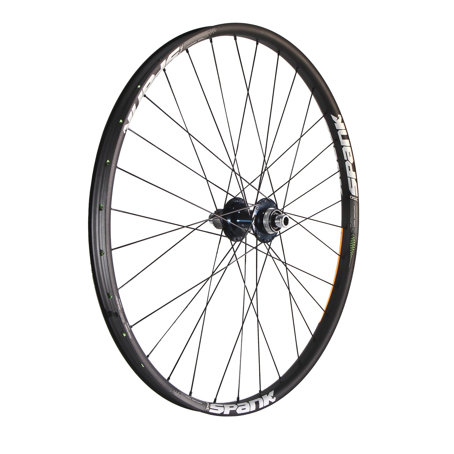 Wheels Wheel Factory Wheel Factory Spank 350 Vibrocore 27.5" SLX Rear Wheel 12x148 MS Dark Slate Gray