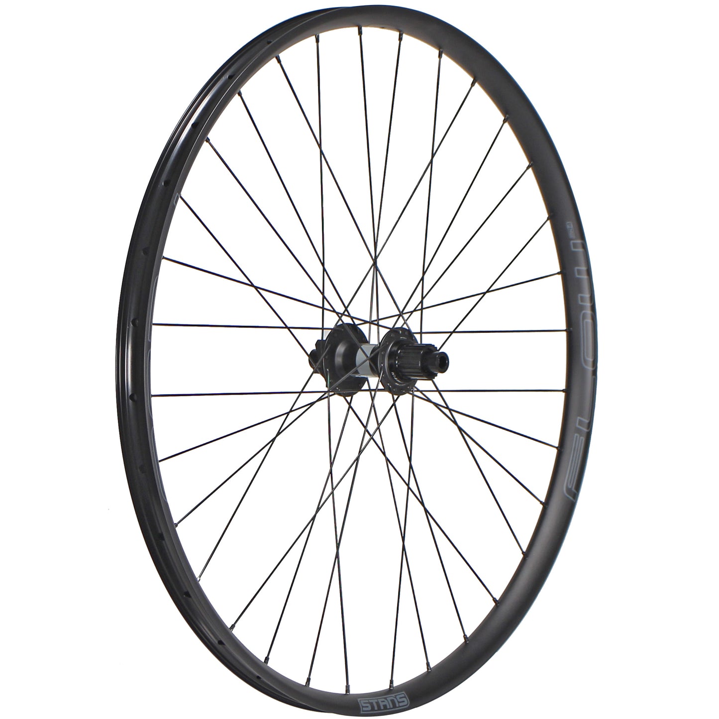 Wheels Wheel Factory Wheel Factory Stans Flow MK4 27.5" DT 370 12x142 TA 6B MS Dark Slate Gray