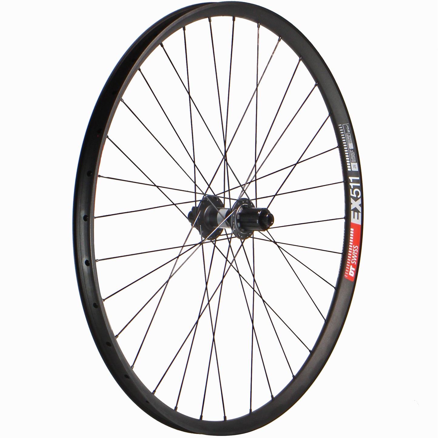 Wheels Wheel Factory Wheel Factory DT EX511 29" DT 370 LN Rear Wheel 12x142 TA HG White Smoke