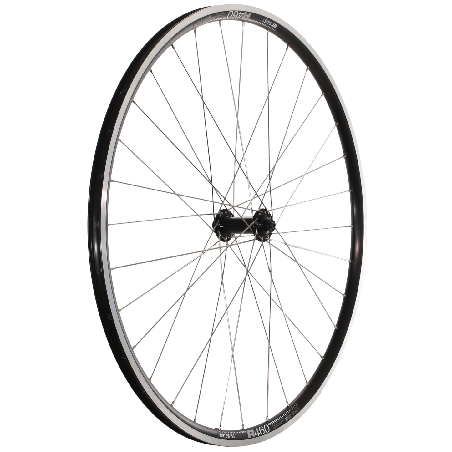 Wheels Wheel Factory Wheel Factory DT R460 700c Shimano Tiagra Front Wheel 9x100 QR Light Gray