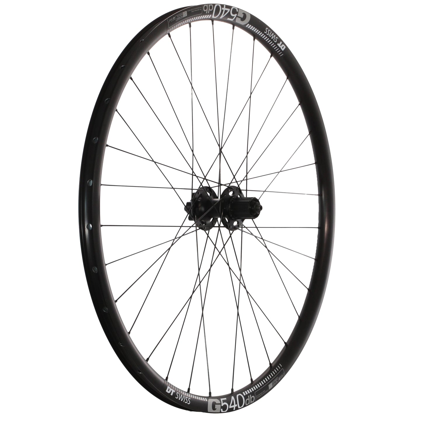 Wheels Wheel Factory Wheel Factory DT G540 700c Shimano M475 rear Wheel 10x135 QR HG Dark Slate Gray