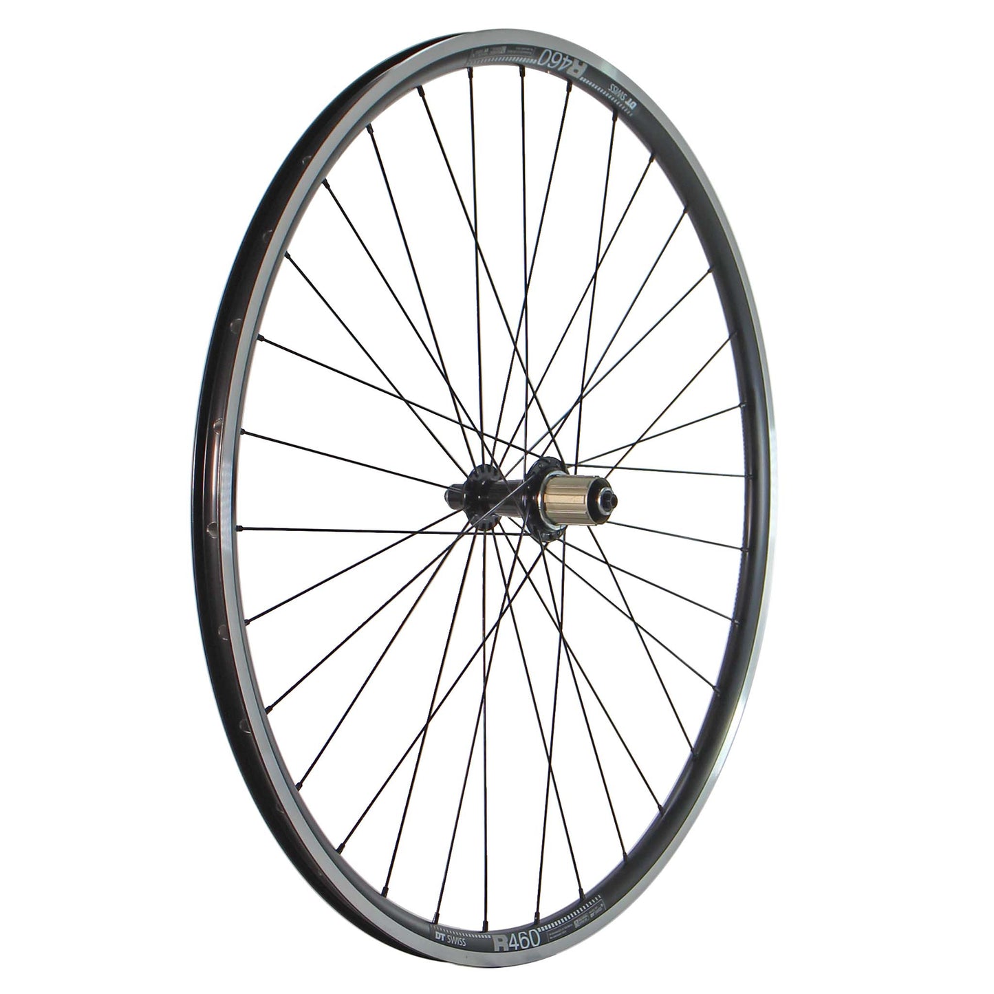 Wheels Wheel Factory Wheel Factory DT R460 Rim Brake 700c Bitex HG Rd-11 10x130 QR Dark Slate Gray