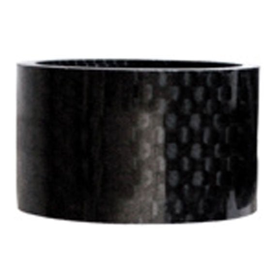 Headset Spacers Wheels Manufacturing Wheels Manufacturing Carbon Headset Spacer - 1-1/8" 20mm Gloss 1-each Black