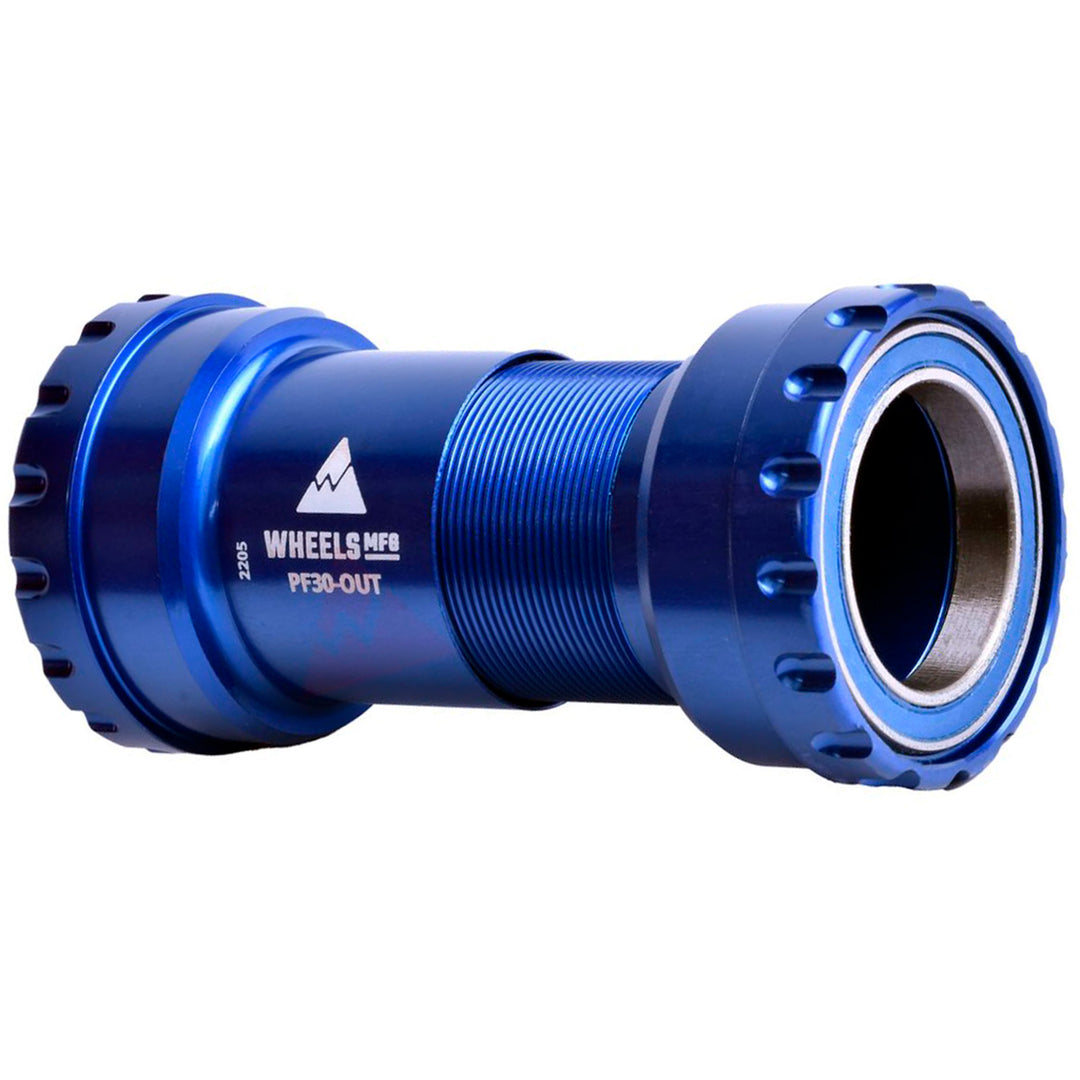 Bottom Brackets Wheels Manufacturing Wheels Mfg PF30 Threaded BB SRAM DUB Base - Blue Midnight Blue