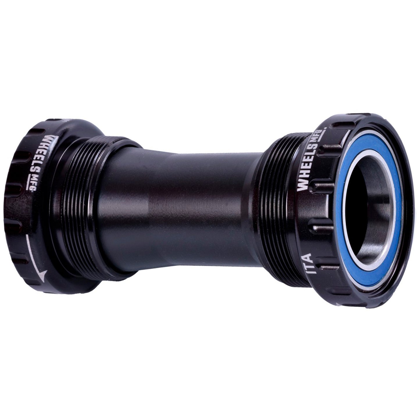 Bottom Brackets Wheels Manufacturing Wheels Manufacturing Italian Bottom Bracket - 24mm Spindle ABEC 3 Black Dark Slate Gray
