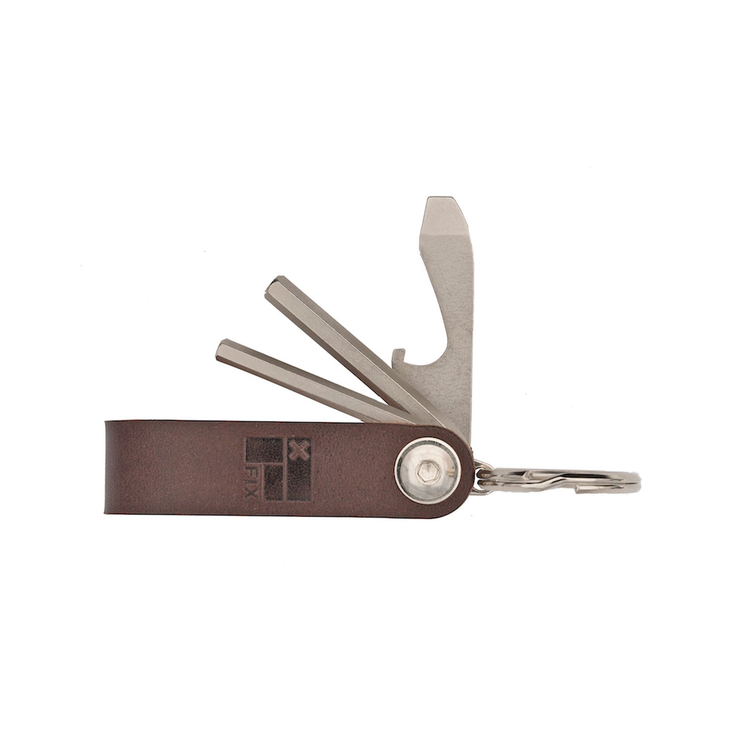 Multi Tools Fix Manufacturing Fix Manufacturing Beer Bike Keychain Folding Tool Dim Gray