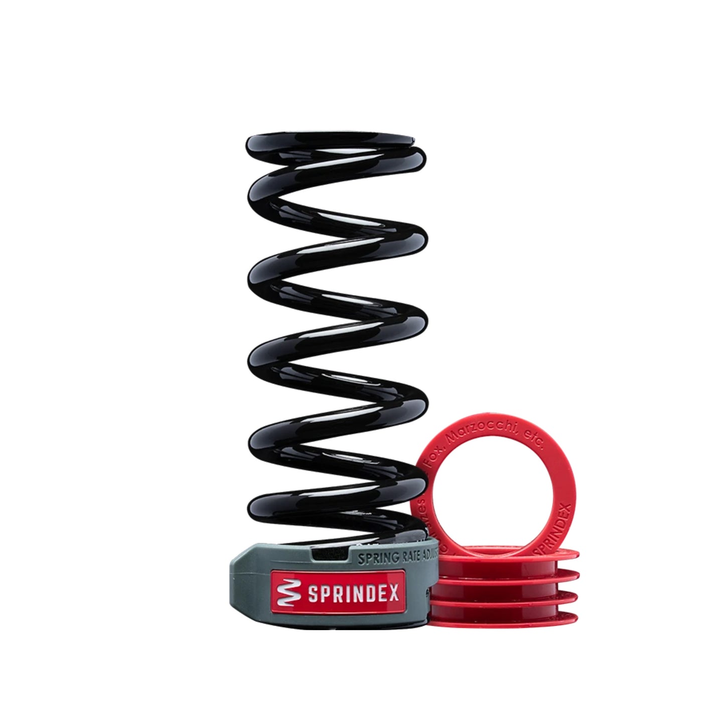 Rear Shock Spring Sprindex Sprindex Adjustable Rate Coil Spring 65x142mm - 450-500lbs Pale Violet Red