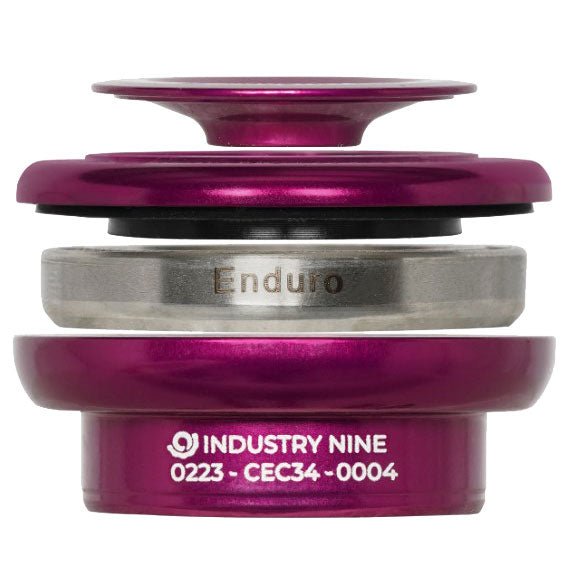 Headsets Industry Nine Industry Nine iRiX Upper EC34/28.6 Purple 5mm Cover Dim Gray
