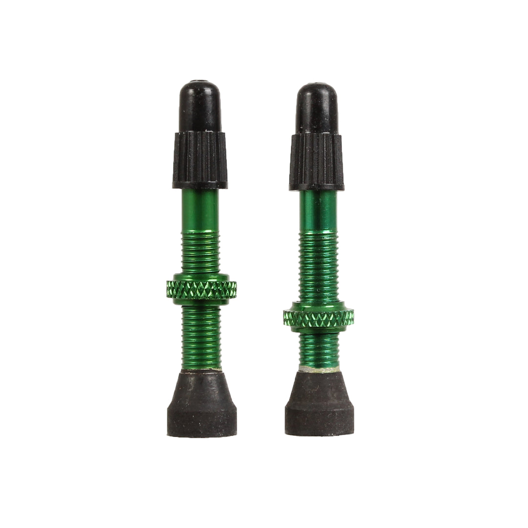 Tubeless Valves Industry Nine Industry Nine Tubeless Valves - 40mm Green Pair Dark Slate Gray