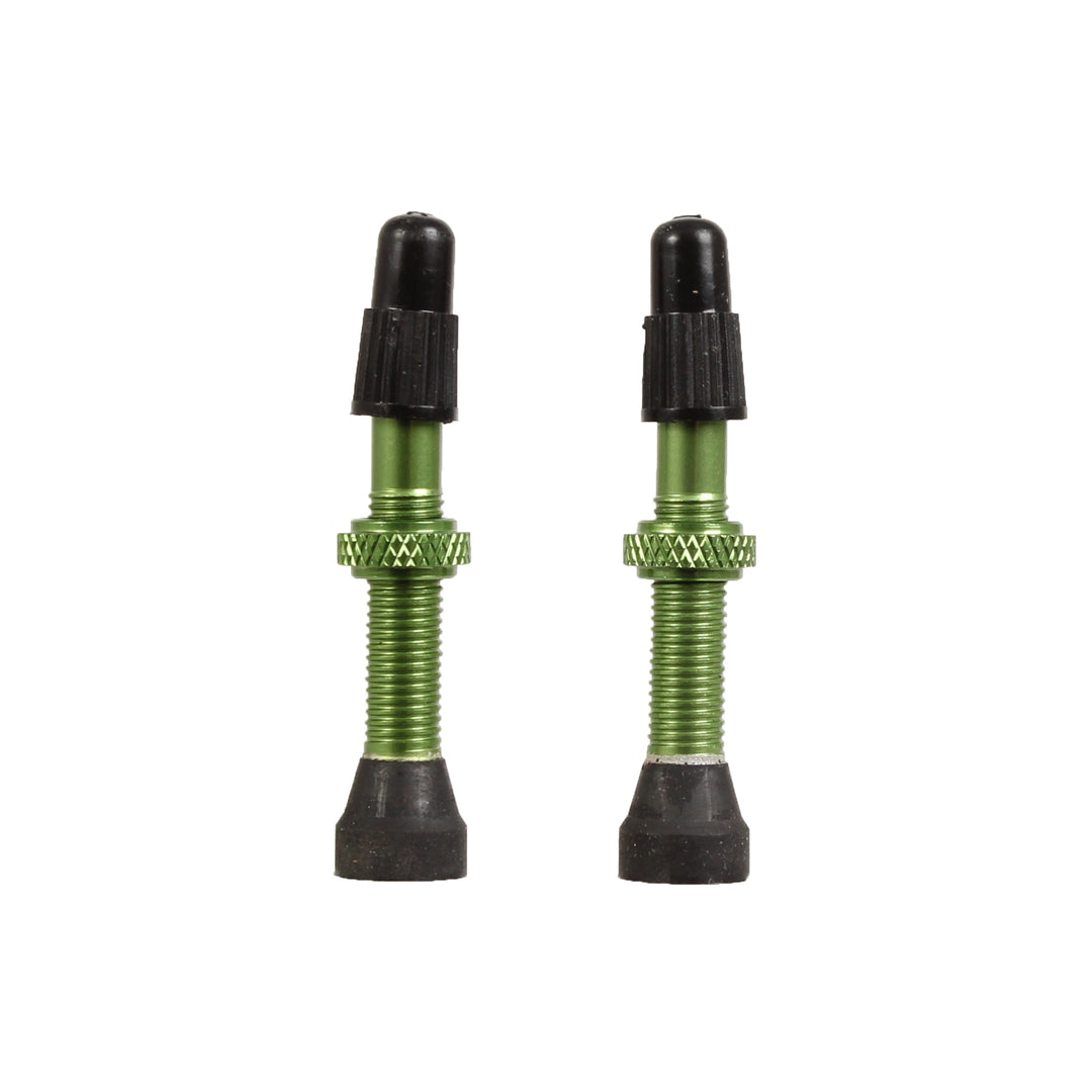 Tubeless Valves Industry Nine Industry Nine Tubeless Valves - 40mm Lime Pair Dark Slate Gray