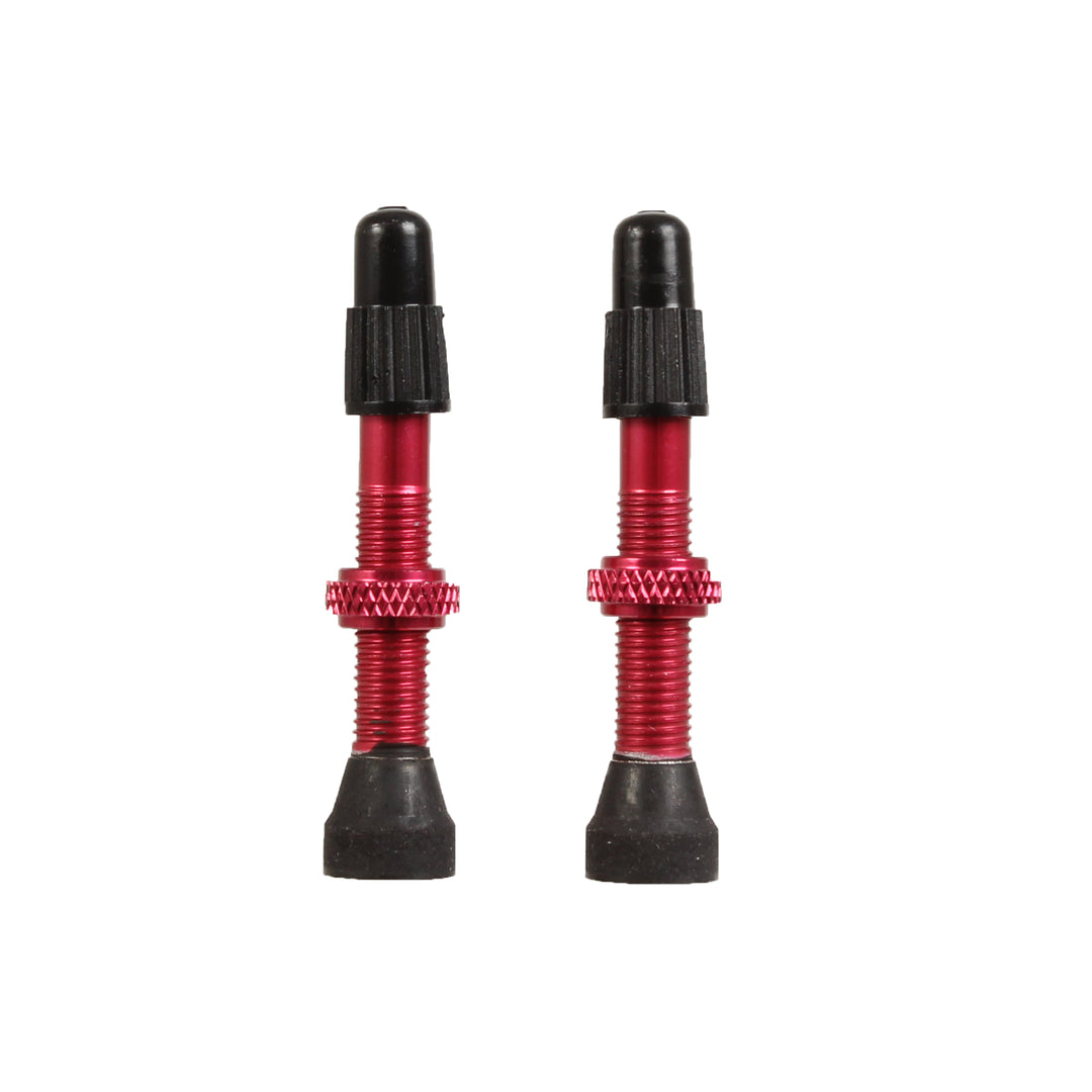 Tubeless Valves Industry Nine Industry Nine Tubeless Valves - 40mm Pink Pair Dark Slate Gray