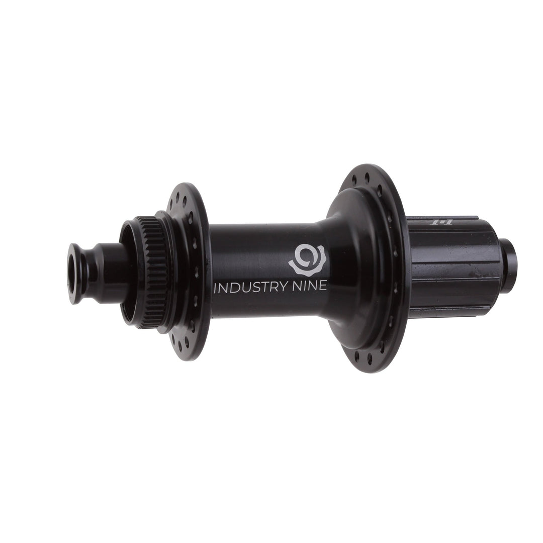 Hubs Industry Nine Industry Nine 1/1 Rear CL Hub 12x148mm HG 32h Black Dark Slate Gray