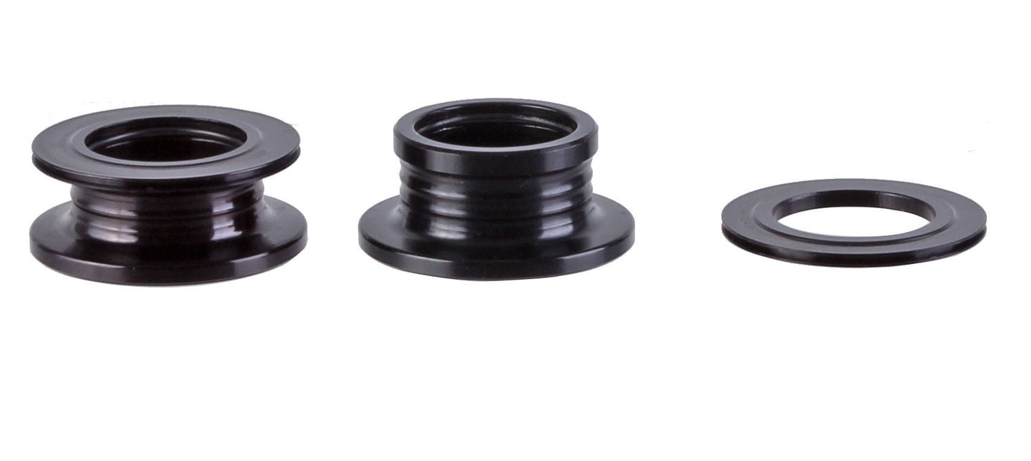 Hub Parts Industry Nine Industry Nine Front Hub Endcap Kit 15x110mm Torque Caps Hydra Dark Slate Gray