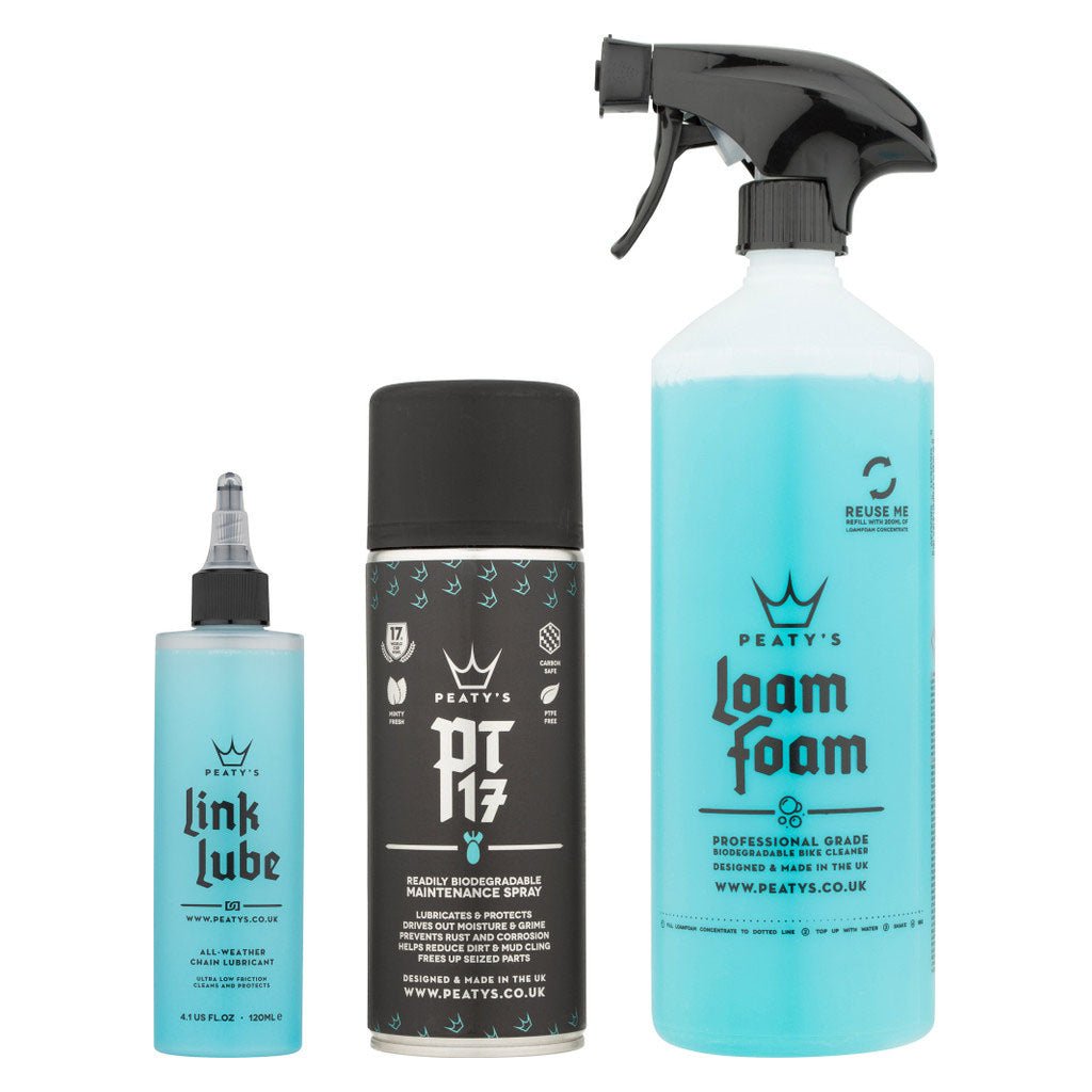 Degreaser / Cleaner Peaty's Peatys Bicycle Cleaning Kit - Wash/Degrease/Lubricate Dark Slate Gray