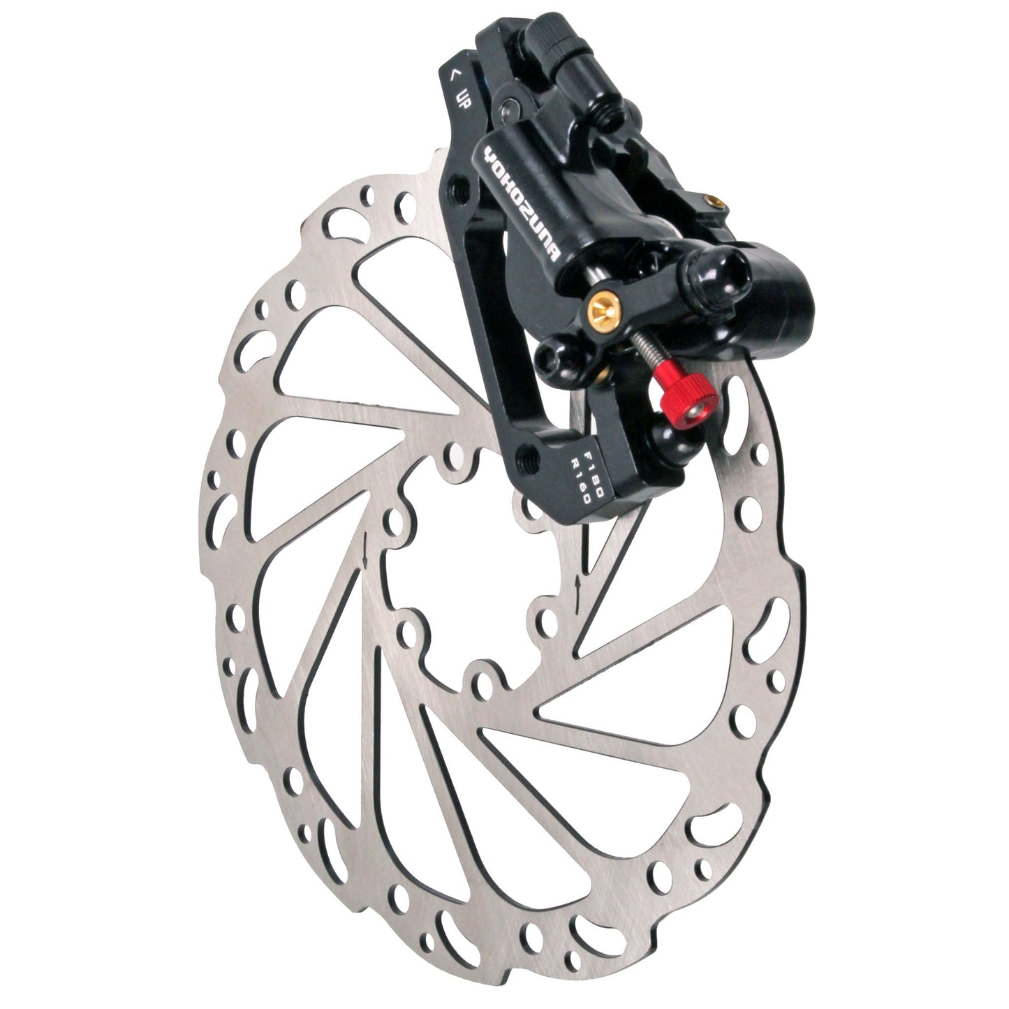 Disc Brake & Lever Yokozuna Yokozuna Road Motoko Rear Disc Brake 74mm/160mm - Black Dark Slate Gray