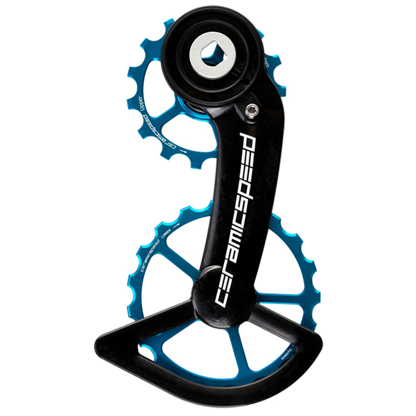 Derailleur Parts CeramicSpeed CeramicSpeed OSPW System SRAM Red/Force AXS Coated - Blue Light Gray