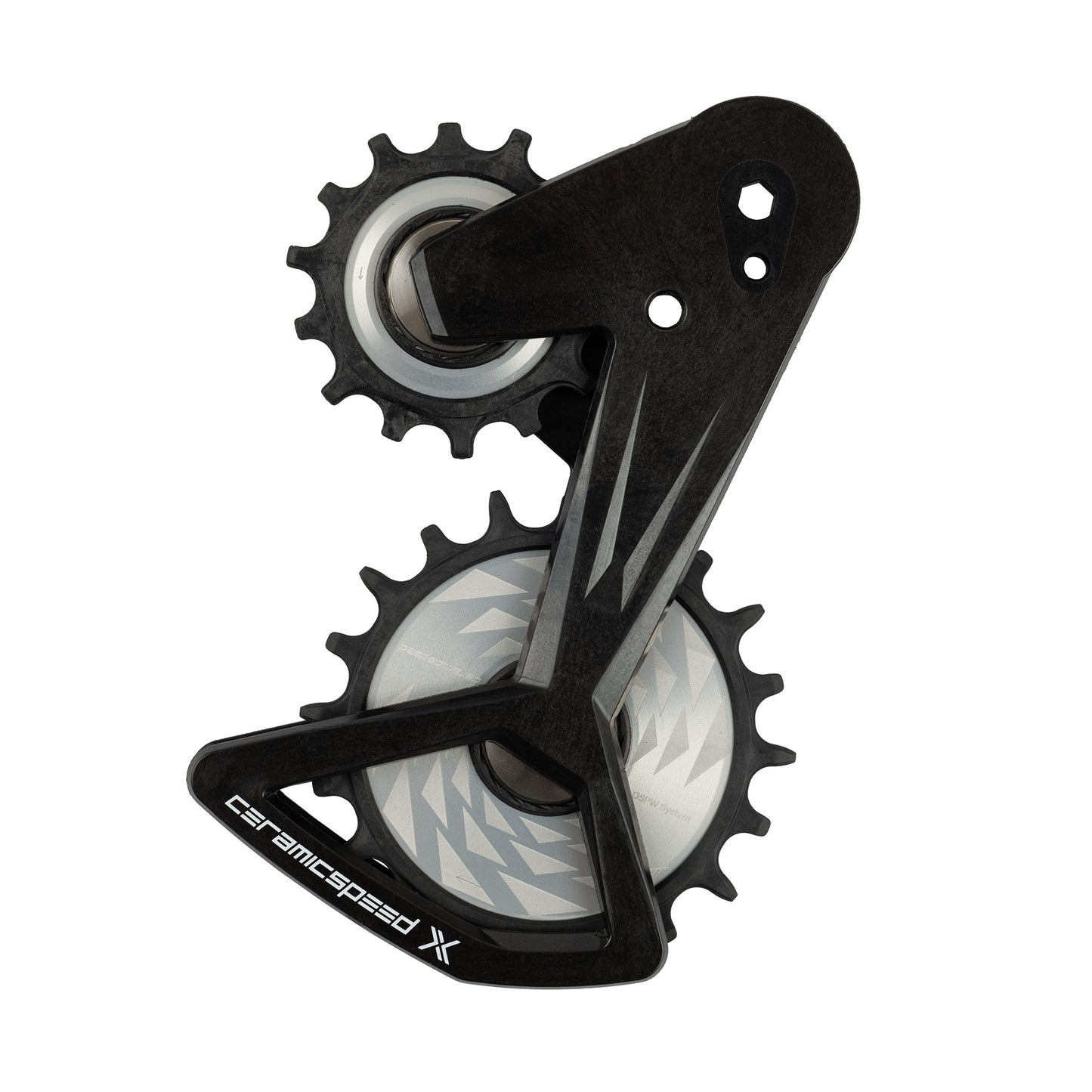 Derailleur Parts CeramicSpeed CeramicSpeed OSPW X SRAM Red XPLR E1 Silver Gray