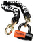 Chain Locks Kryptonite Kryptonite New York Chain 1210 and Evolution Disc Lock: 3.25 (100cm) Tan