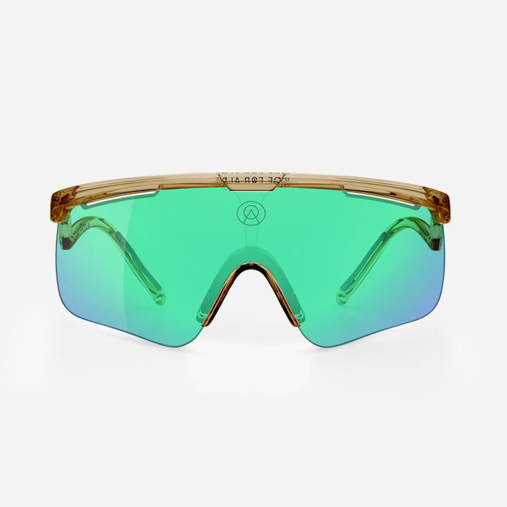 Alba Optics DELTA Sunglasses, Smoke Glossy, VZUM F-LENS Beetle