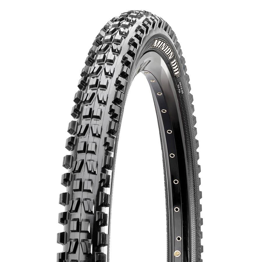 Tires Maxxis Maxxis Minion DHF Tire - 27.5 x 2.3 Tubeless Folding Black Dual Compound EXO Dark Slate Gray