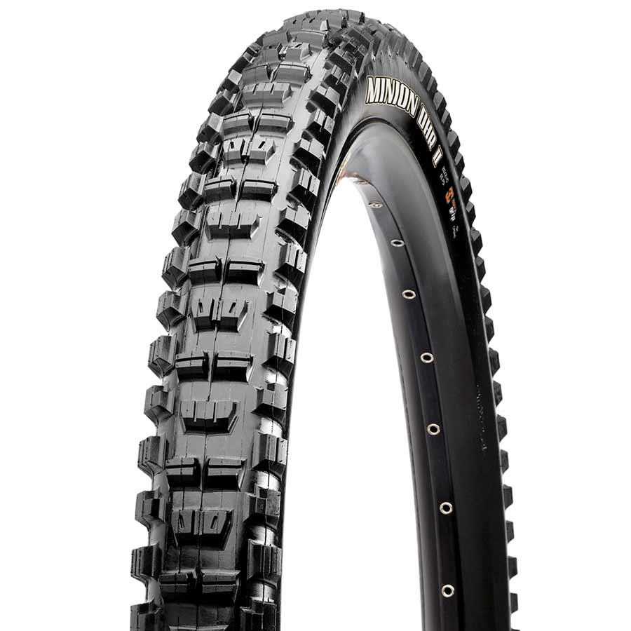 Tires Maxxis Maxxis Minion DHR II Tire - 27.5 x 2.4 Tubeless Folding BLK 3C MaxxTerra EXO Wide Trail Dark Slate Gray