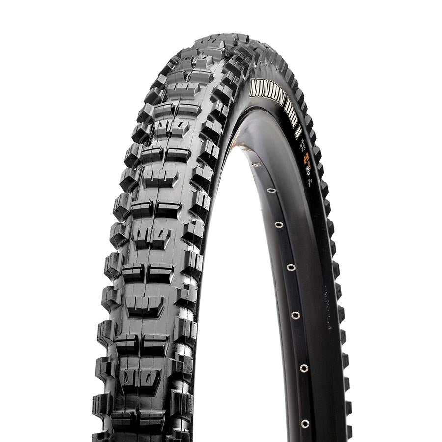 Tires Maxxis Maxxis Minion DHR II Tire - 27.5 x 2.4 Tubeless Folding BLK 3C MaxxGrip EXO+ Wide Trail Dark Slate Gray