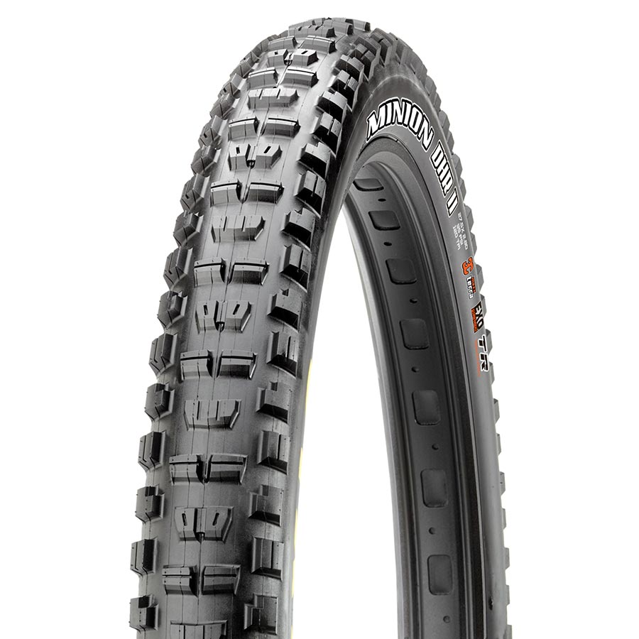 Tires Maxxis Maxxis Minion DHR II Tire - 27.5 x 2.8 Tubeless Folding Black Dual EXO Dim Gray