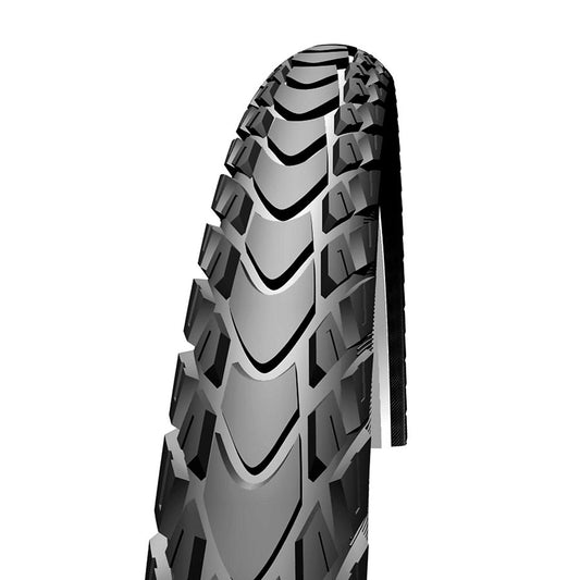 Tires Schwalbe Schwalbe Marathon Mondial Tire 700x50C Folding Clincher TravelStar DD V-Guard 67TPI Black Dark Slate Gray
