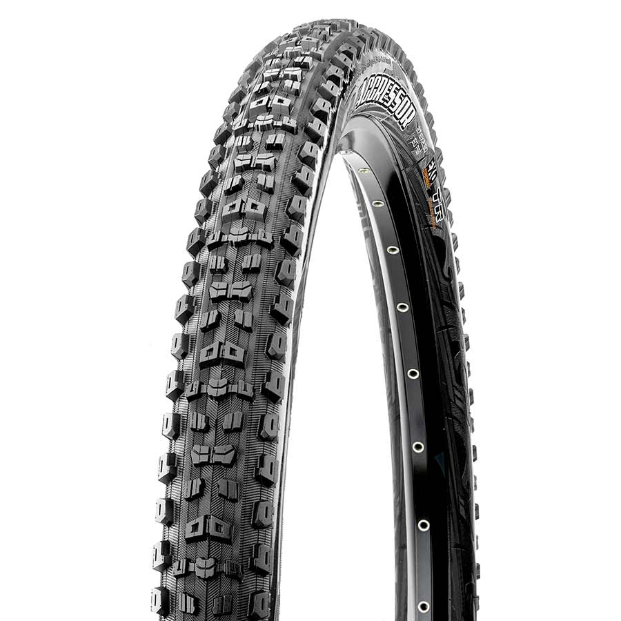 Tires Maxxis Maxxis Aggressor Tire - 27.5 x 2.3 Tubeless Folding Black Dual EXO Dark Slate Gray