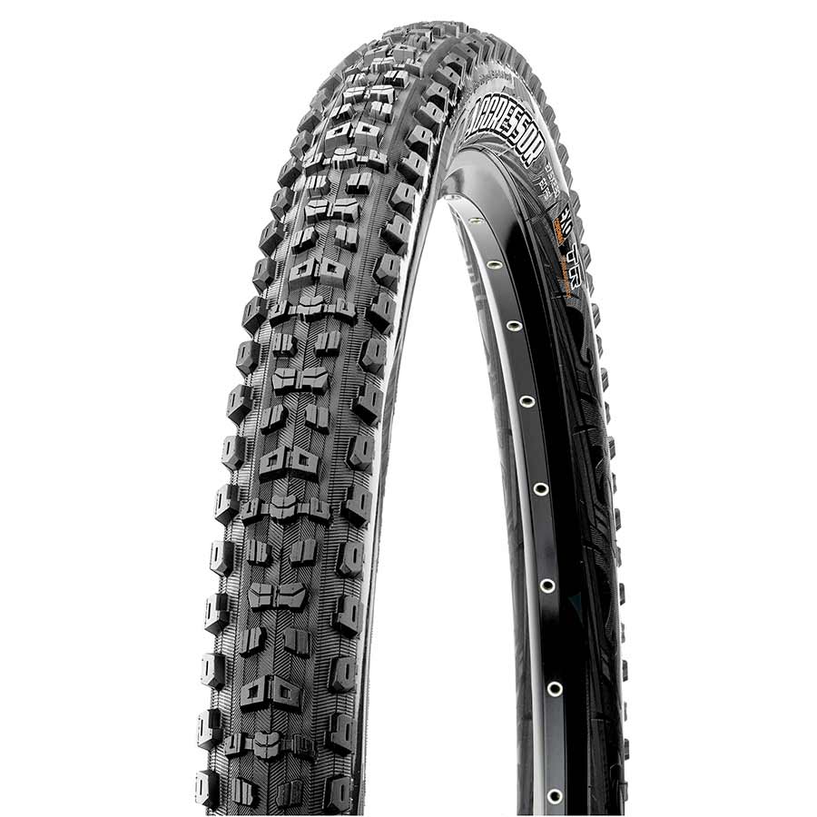 Tires Maxxis Maxxis Aggressor Tire - 29 x 2.3 Tubeless Folding Black Dual EXO Dark Slate Gray