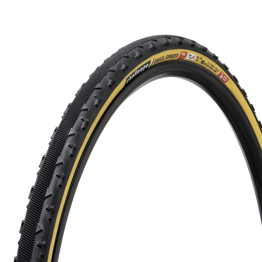 Tires Challenge Challenge Tire Gravel Grinder Pro H-TLR Tire 700 x 40 Tan Dark Slate Gray