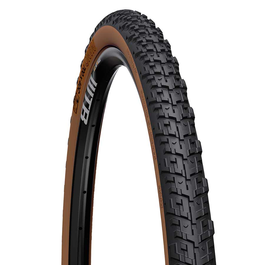 Tires WTB WTB Nano 40 Tire - 700 x 40 TCS Tubeless Folding BLK/Tan Light Fast Rolling Dark Slate Gray