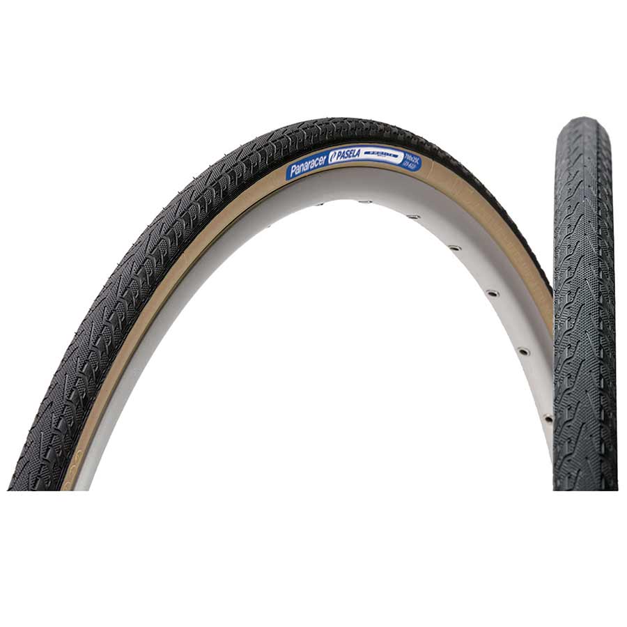 Tires Panaracer Panaracer Pasela ProTite Tire - 700 x 28 Clincher Folding Black/Tan 60tpi Dim Gray