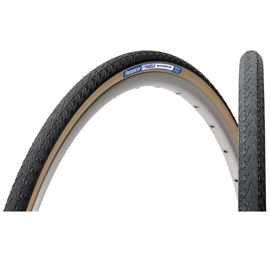 Tires Panaracer Panaracer Pasela ProTite Tire - 700 x 38 Clincher Folding Black/Tan 60tpi Dim Gray