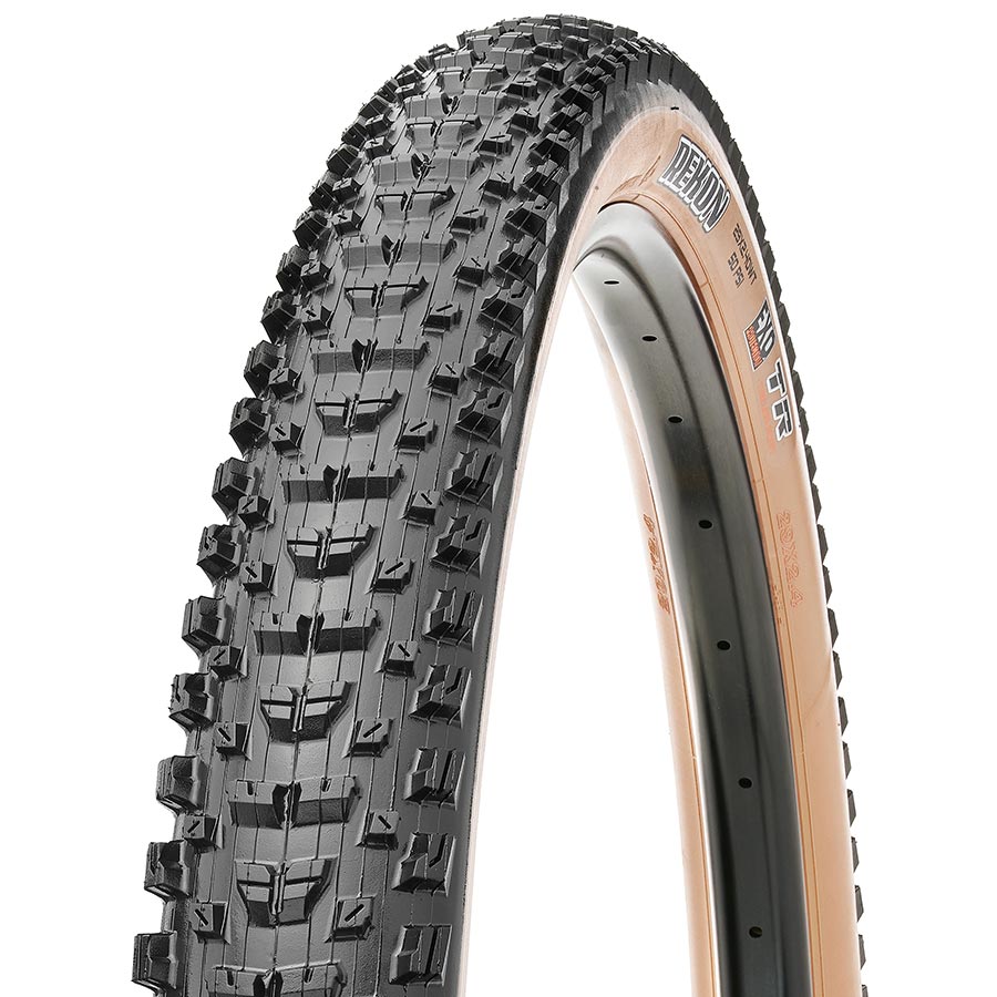 Tires Maxxis Maxxis Rekon Tire - 29 x 2.6 Tubeless Folding BLK/Dark Tan Dual EXO Wide Trail Dark Slate Gray