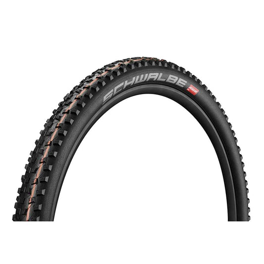Tires Schwalbe Schwalbe Rocket Ron Addix Tire 29x2.25 Folding Tubeless Ready Addix Performance TwinSkin 67TPI Black Dark Slate Gray