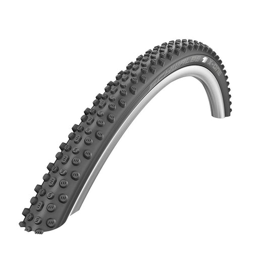 Tires Schwalbe Schwalbe X-One Allround Hybrid Tire 700x33C Folding Tubeless Ready OneStar MicroSkin 127TPI Black Dim Gray