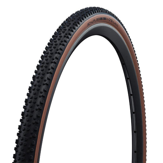 Tires Schwalbe Schwalbe X-One Allround Hybrid Tire 700x33C Folding Tubeless Ready Addix RaceGuard 67TPI Bronze Dark Slate Gray
