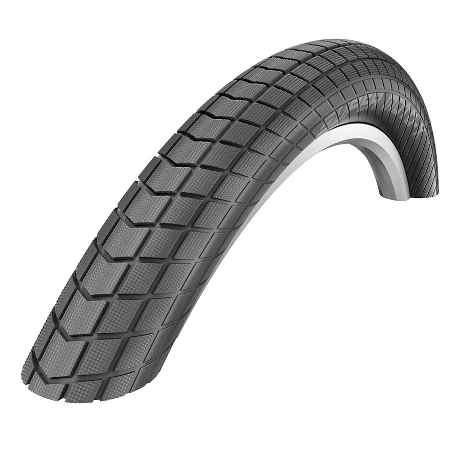 Schwalbe Super Moto-X Tire - 20 x 2.4" Clincher Wire BLK/Reflective Performance Line DoubleDefense GreenGuard