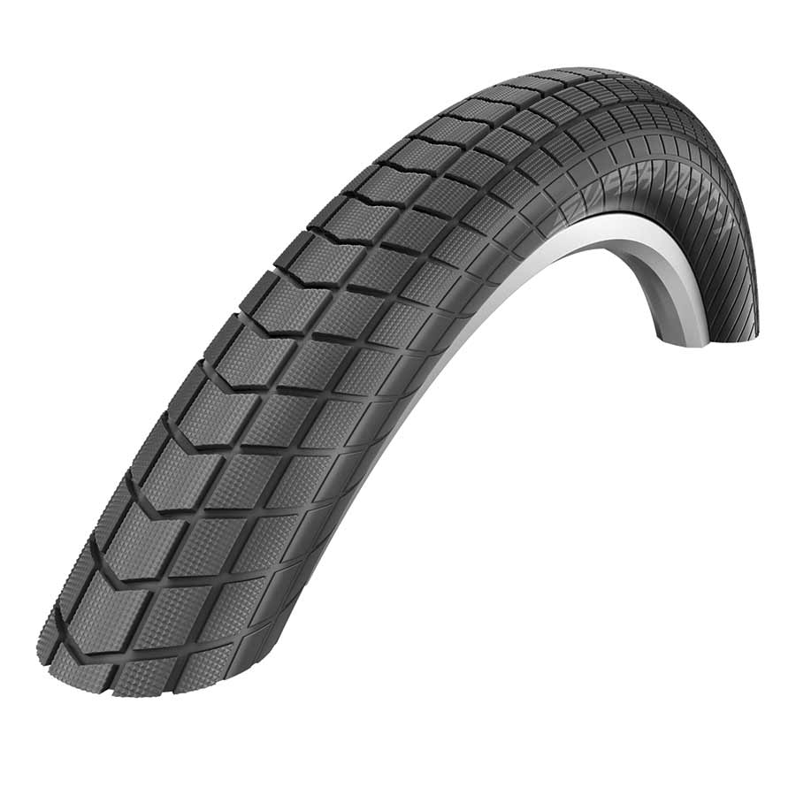 Schwalbe Super Moto-X Tire - 26 x 2.4 Clincher Wire BLK/Reflective Performance Line GreenGuard DoubleDefense
