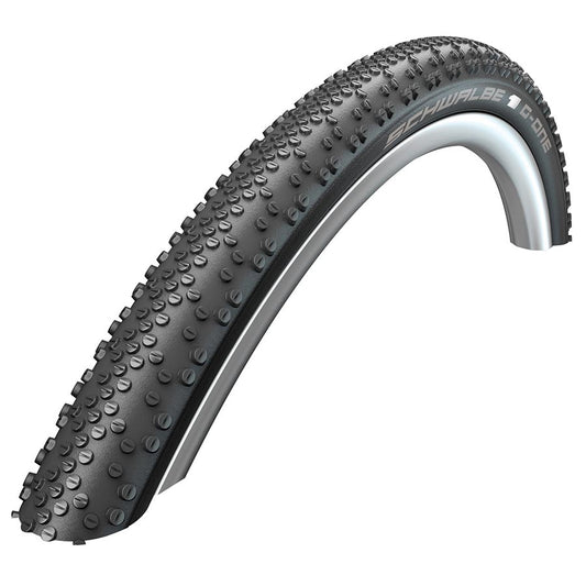 Tires Schwalbe Schwalbe G-One Bite Gravel Tire 27.5x2.10 Folding Tubeless Ready OneStar MicroSkin 67TPI Black Dark Slate Gray