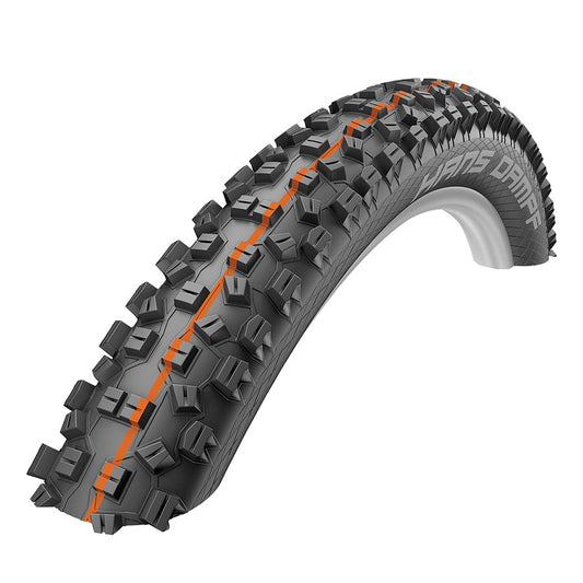 Tires Schwalbe Schwalbe Hans Dampf Tire - 27.5 x 2.35" Tubeless Folding BLK Evolution Line Addix Soft Super Trail Dark Slate Gray