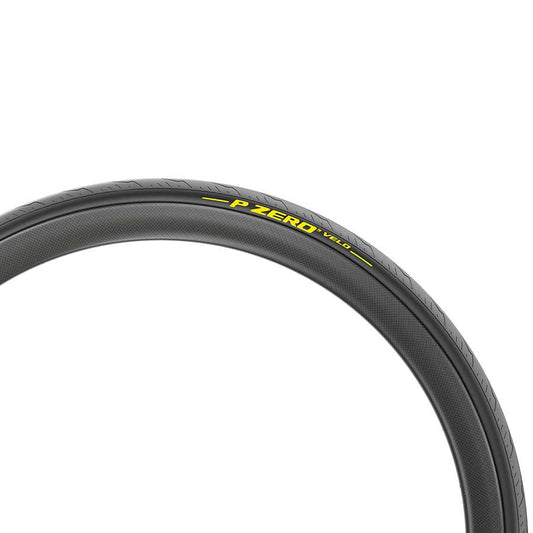 Tires Pirelli Pirelli PZero Velo Tubular Road Tire 700x28C Tubular YellowSOFT TechBELT 300TPI Black Dark Slate Gray