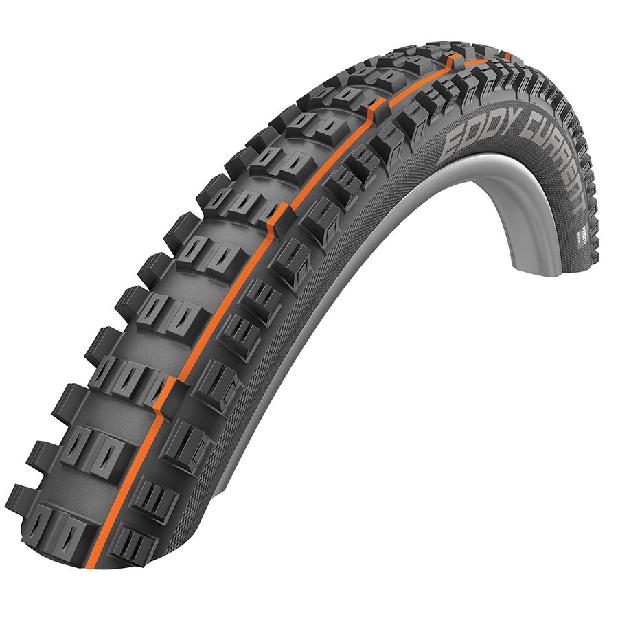 Tires Schwalbe Schwalbe Eddy Current Front Tire - 29 x 2.6 Tubeless Folding BLK Evolution Super Trail Addix Soft Dark Slate Gray