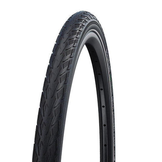 Tires Schwalbe Schwalbe Delta Cruiser Plus Hybrid Tire 700x28C Folding Clincher GreenCompound PunctureGuard 50TPI Black Dark Slate Gray