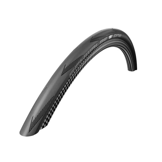 Tires Schwalbe Schwalbe One Tire - 700 x 25 Tubeless Folding BLK Performance Line RaceGuard Addix E-25 Dark Slate Gray