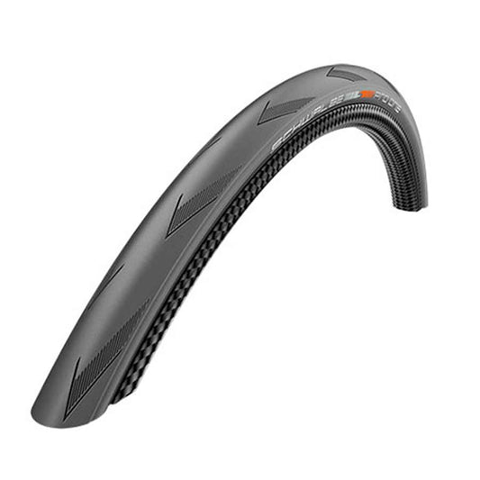 Tires Schwalbe Schwalbe Pro One Tire - 700 x 25 Tubeless Folding BLK Evolution Line Addix Race Dim Gray