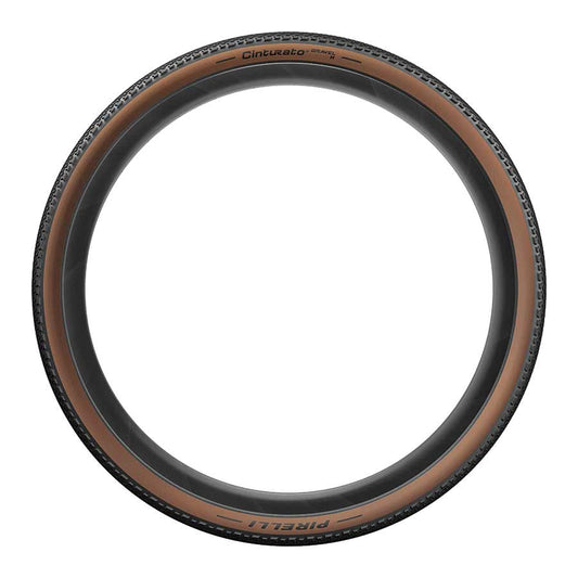 Tires Pirelli Pirelli Cinturato Gravel H Tire - 700 x 35 Tubeless Folding Classic Tan Dark Slate Gray